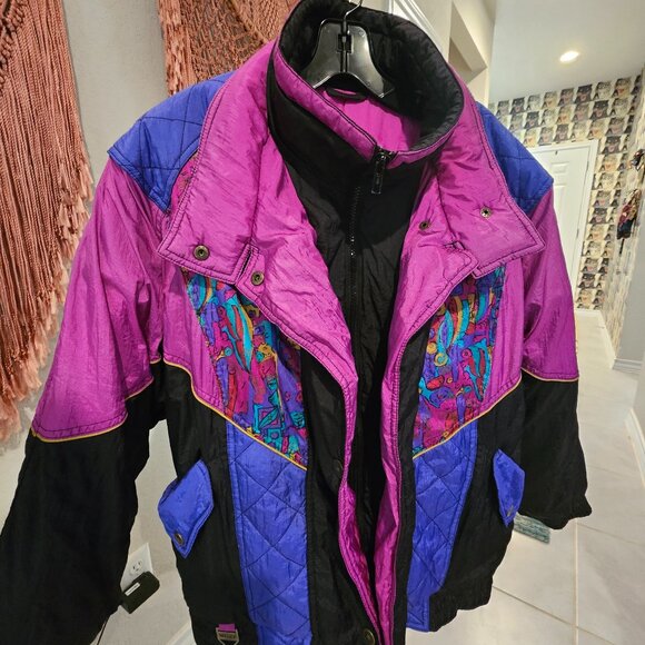 Vintage American High Puff Jacket - Picture 1 of 8